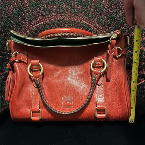 Dooney & Bourke Red Leather Handbag - Picture 8 of 12